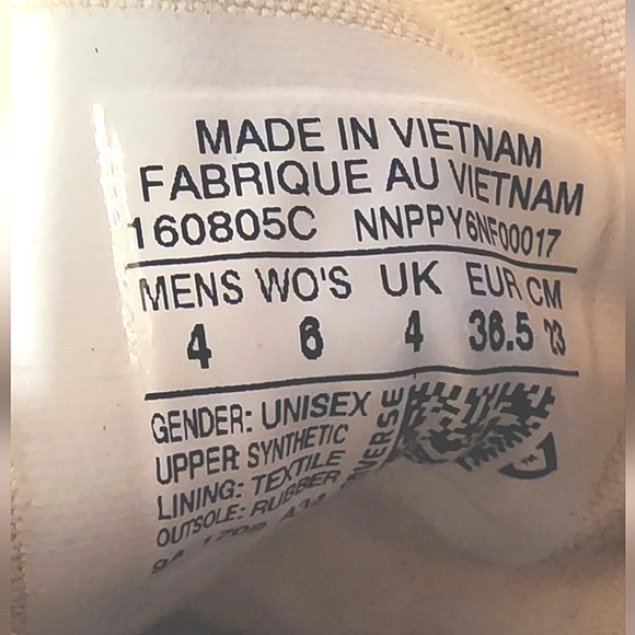 CONVERSE - Chuck Taylor/J.W. Anderson - Sneakers, green/black/blue, size 6 - Picture 8 of 8